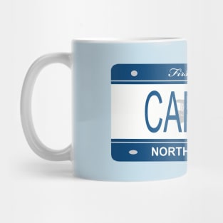 Carova NC Lic Plate Mug